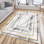 Conceptum Alfombra de Terciopelo Els2384 Multicolor 80 x 120 cm